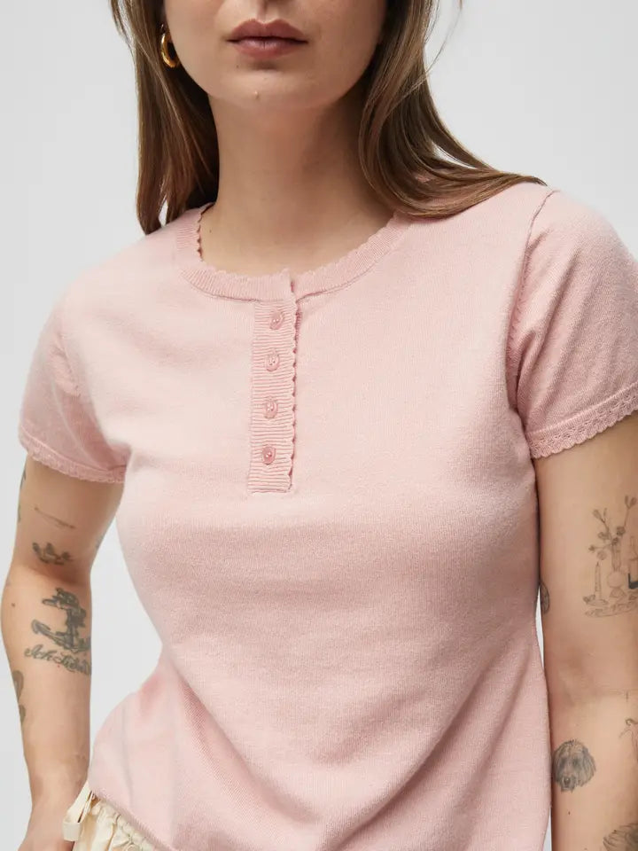 Knit Scallop Top