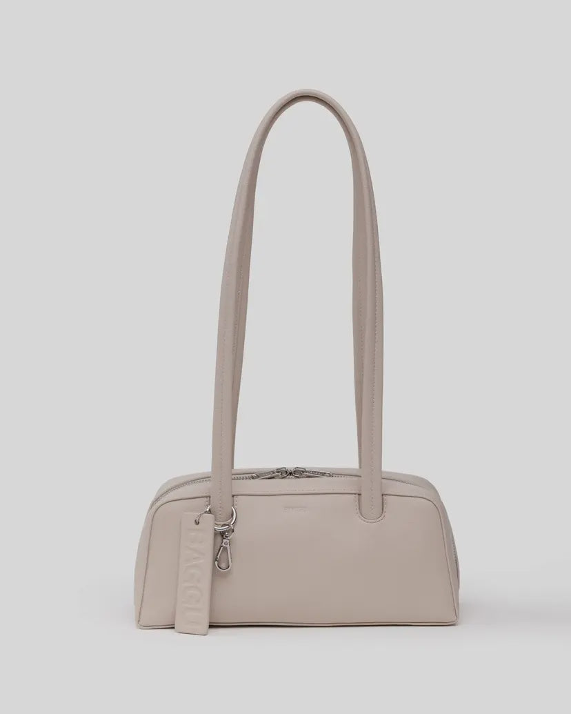 Small Stone Leather Bowler Bag