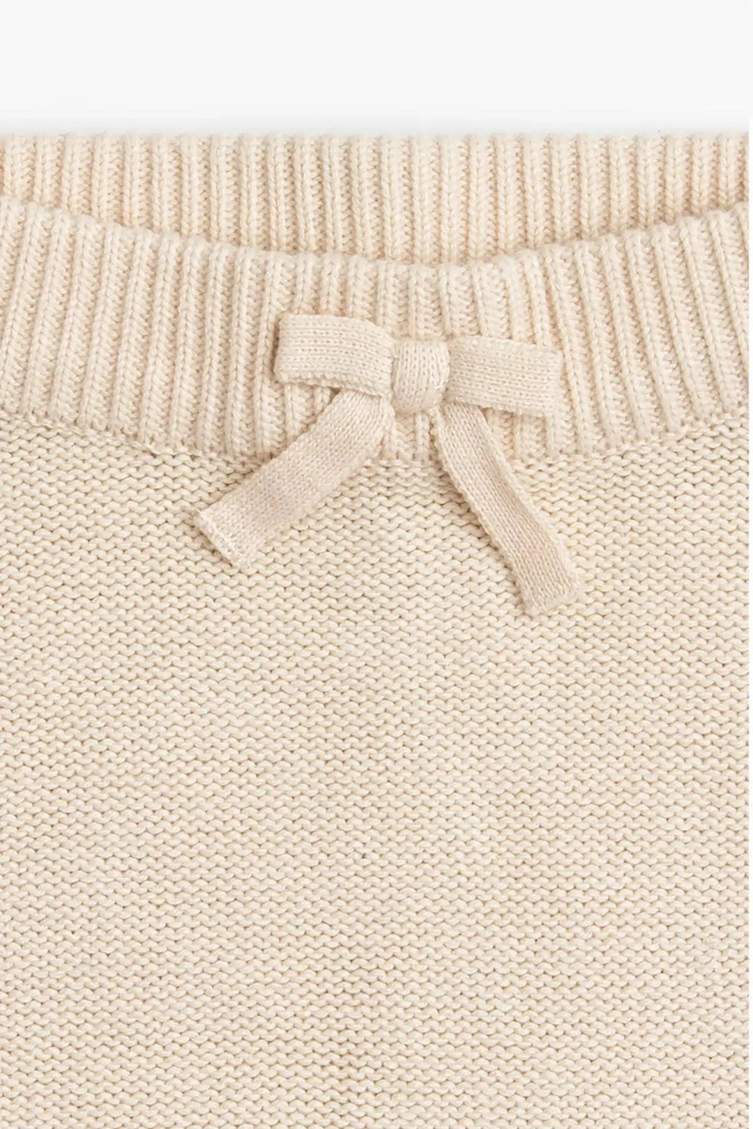 Organic Cream Knit Set