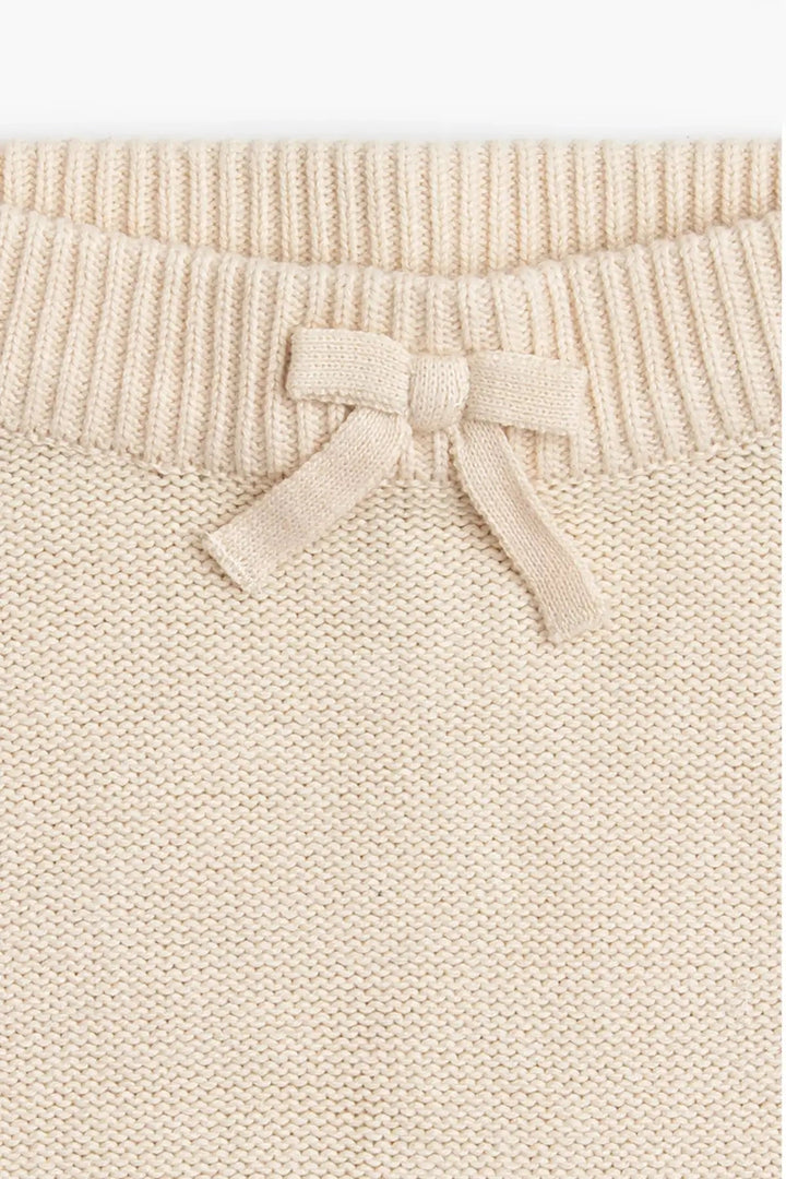 Organic Cream Knit Set