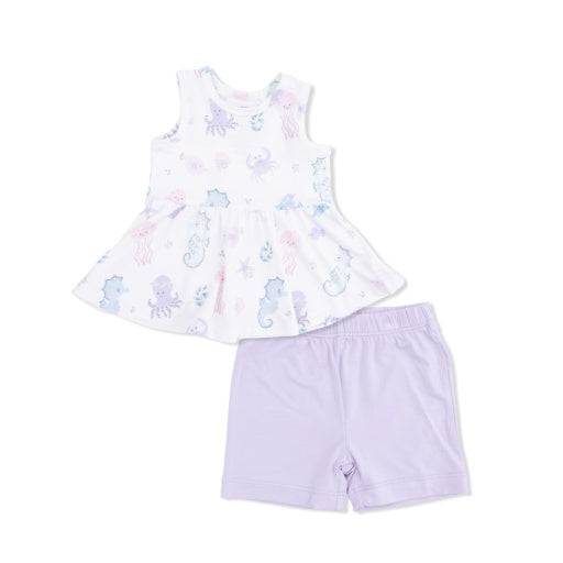 Sea Creatures Peplum Set