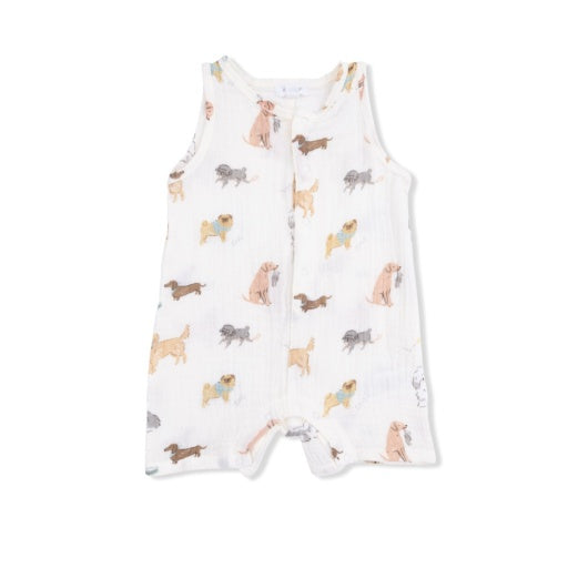 Dogs Shortie Romper.