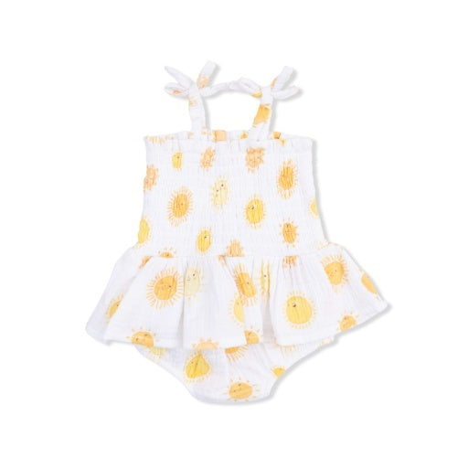 Happy Suns Smocked Bubble