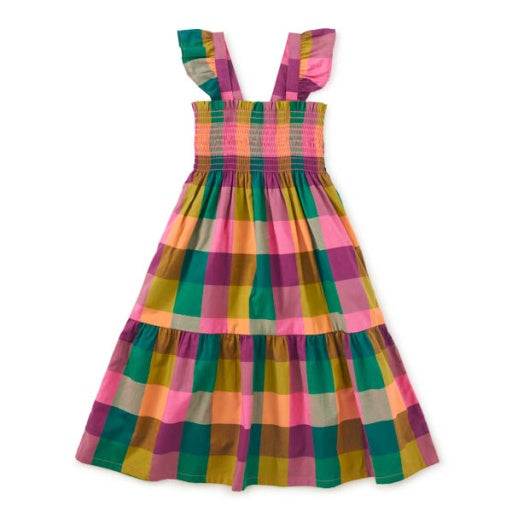 Madras Flutter Dress
