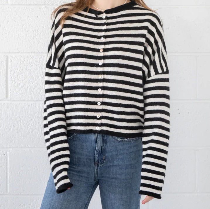 Striped Avalon Cardigan