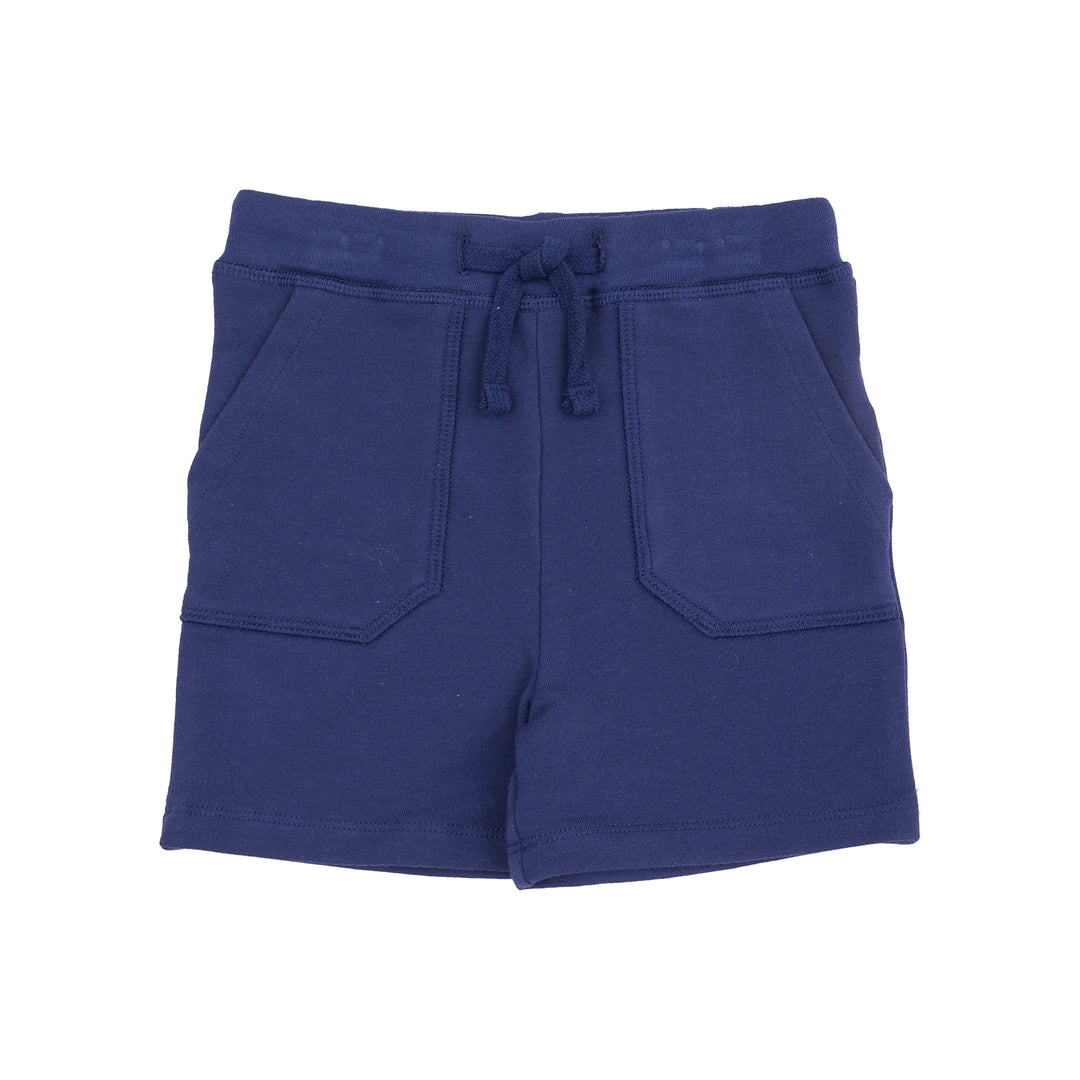 navy french terry short