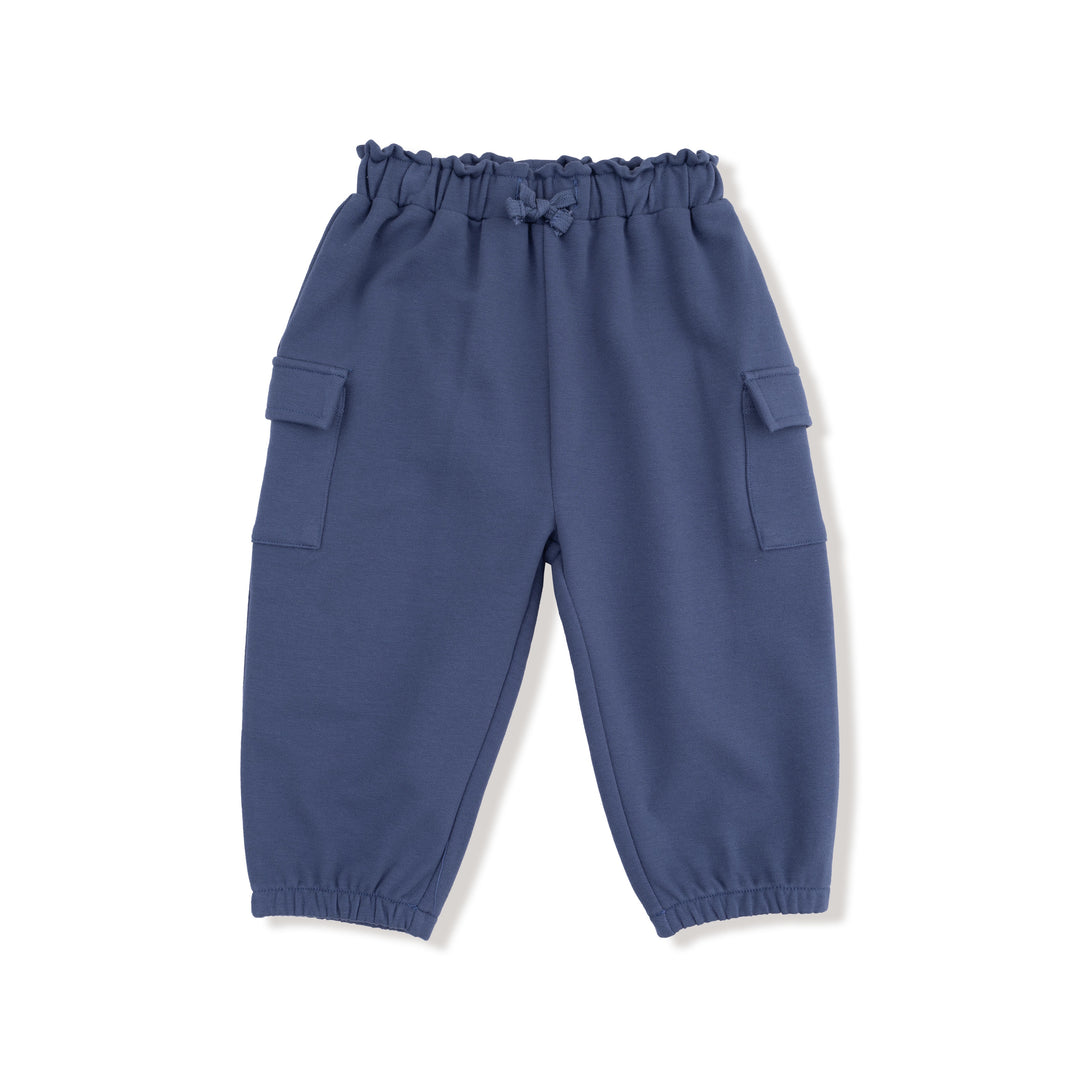 Navy Girls Cargo Pant
