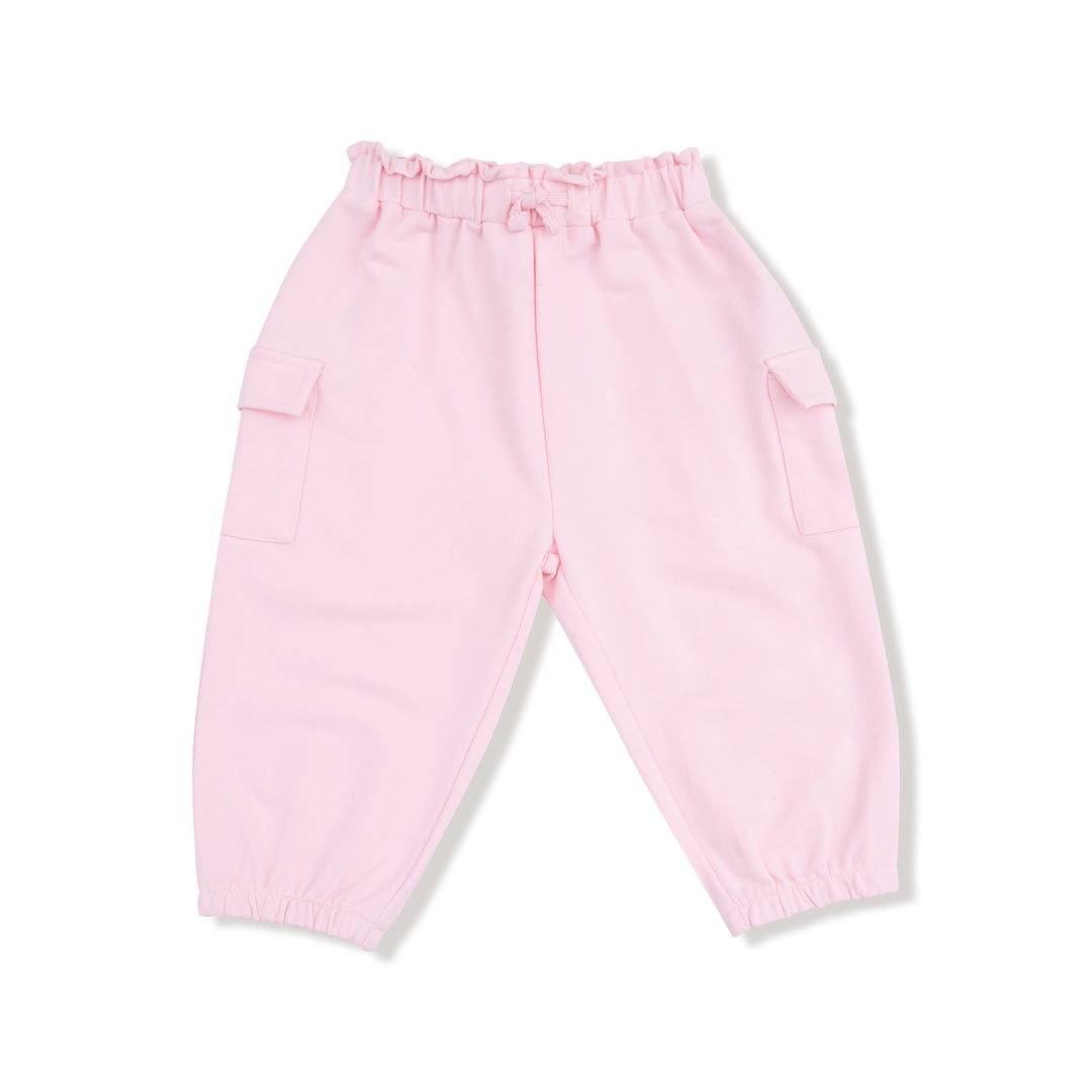 Pink Girls Cargo Pant