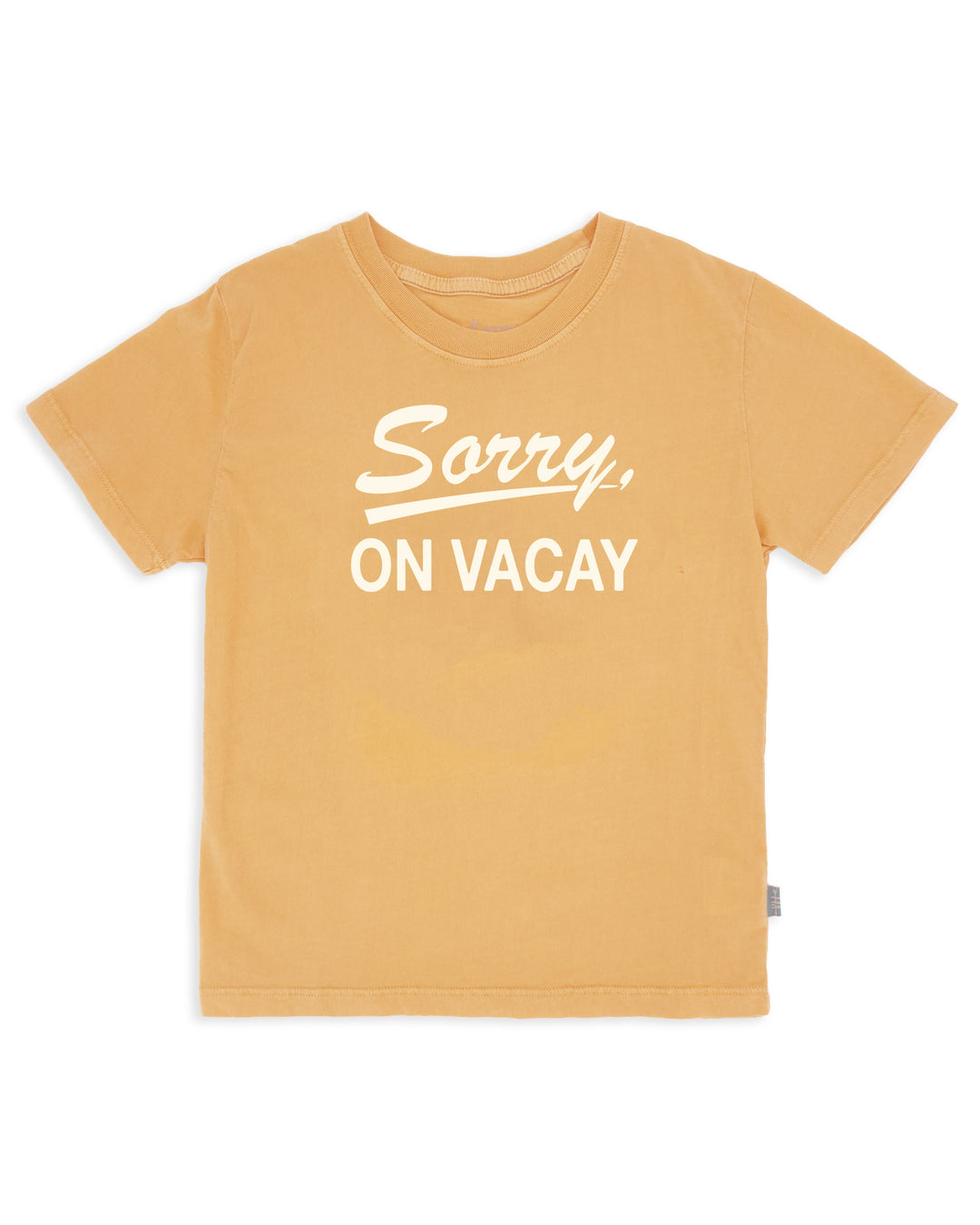 Sorry on Vacay Tee Yellow