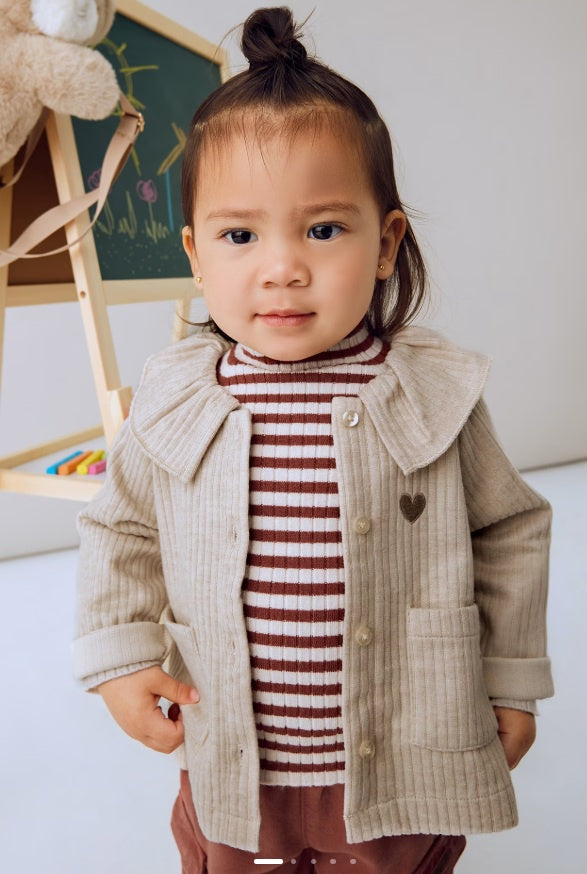 Ribbed Baby Jacket