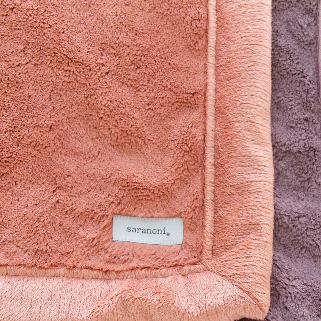 Saranoni Lush Mini Blanket in Clay