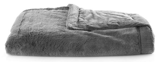 Saranoni Lush Mini Blanket in Charcoal