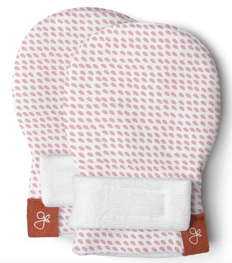Goumikids Mitts in Pink Drops