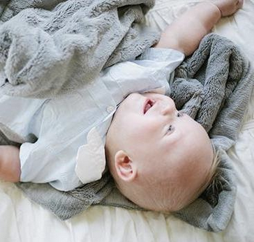 Saranoni Lush Receiving Blanket in Gray