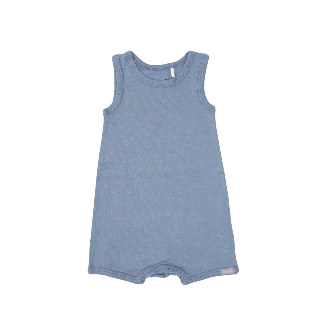 Steel Blue Modal Romper